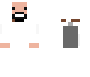 Notch Minecraft Skin Head