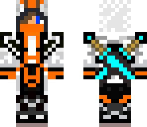ultimate warior orange | Minecraft Skin
