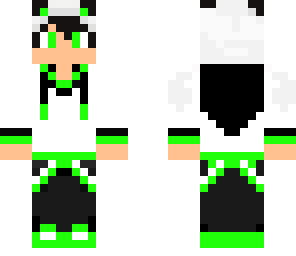 monster panda bear girl