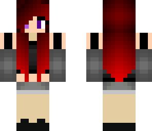 edited red haired goth