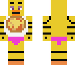 chica in a coop