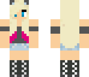 dyed hair girl