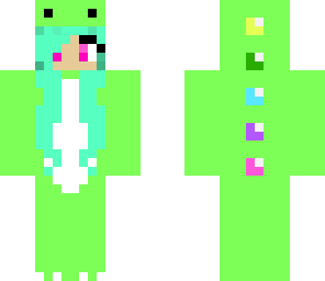 green dino girl