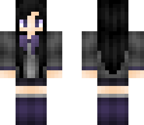 gothic dark purple girl
