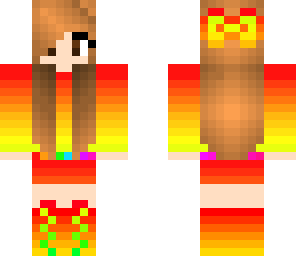 rainbow girl