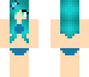 teal bikini