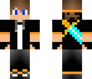 swag teen with diamond sword