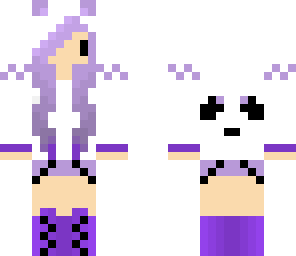 purple panda girl -chibi-