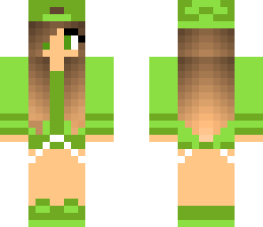 cool green girl skin