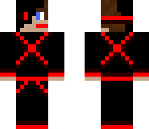 red cyborg gamer