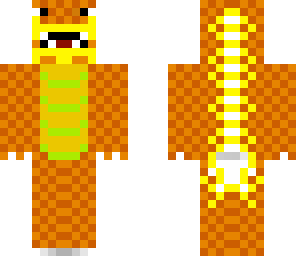 orange eastern dragon