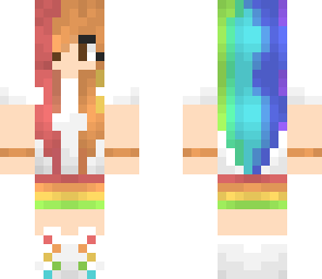rainbow girl