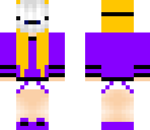 derp mask girl purple