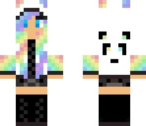 panda rainbow