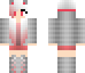 red ombre girl