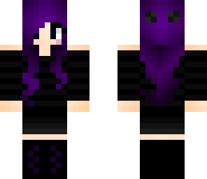 black and purple girl