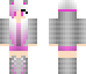 pink ombre girl