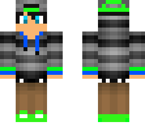 green and blue