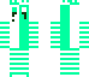 half green half white