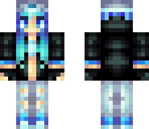 gangster blue-haired girl