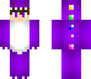 purple dino onesie