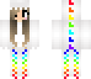 rainbow dino girl
