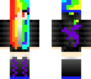 dragon girl edit- rainbowness
