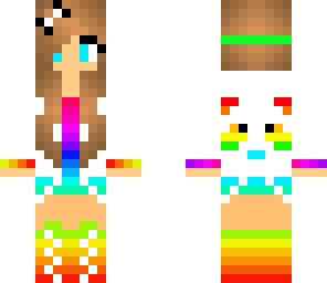 rainbow panda girl