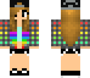 rainbow hipster girl hit 50 likes