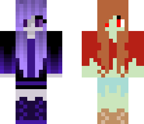 ender and zombie girl
