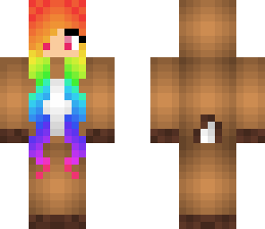 rainbow hair moose