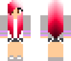pink haired girl