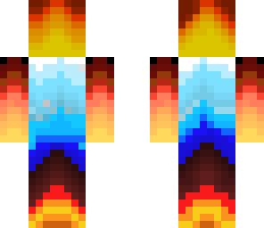 fire vs water skin