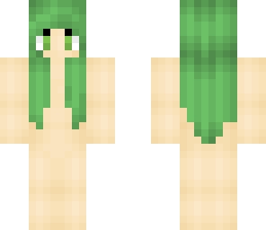 green hair