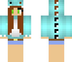 dino hoodie girl