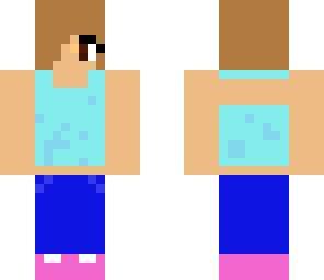 basic short haired girl skin