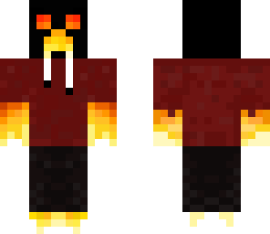 creeper on fire