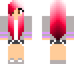 pink haired girl