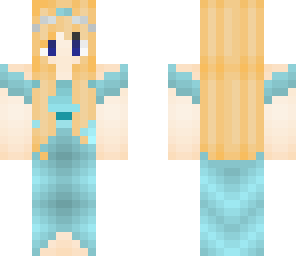 blue dress