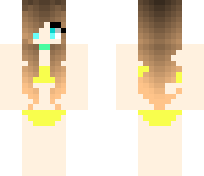 yellow bikini girl