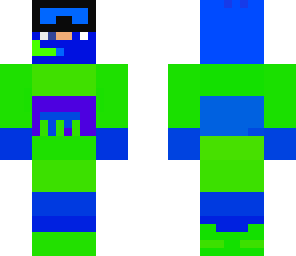 edited blue and green army guy