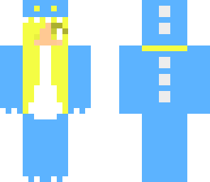 blue chibi flux