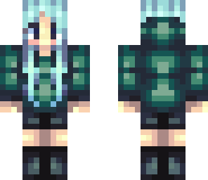 green hoodie