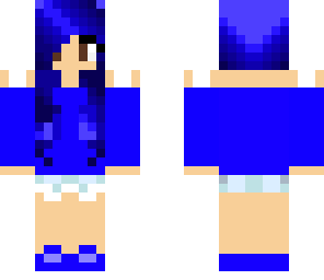 blue girl