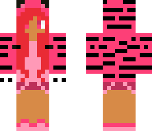 pink tiger skin