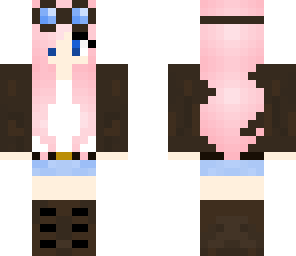 pink hair with goggles - fixed