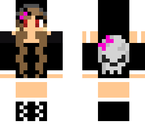 cute skull girl 10 likes plz