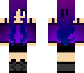 blue and purple girl
