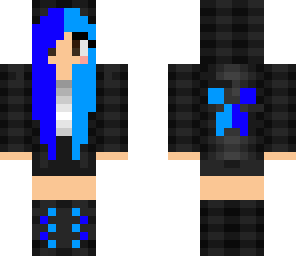 girli blue and light blue
