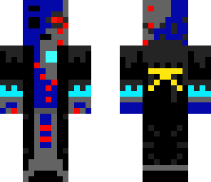 blue cyborg